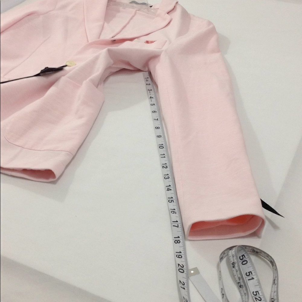 Zara Man Pink 2 Button Blazer New Size 38 - Picture 6 of 9
